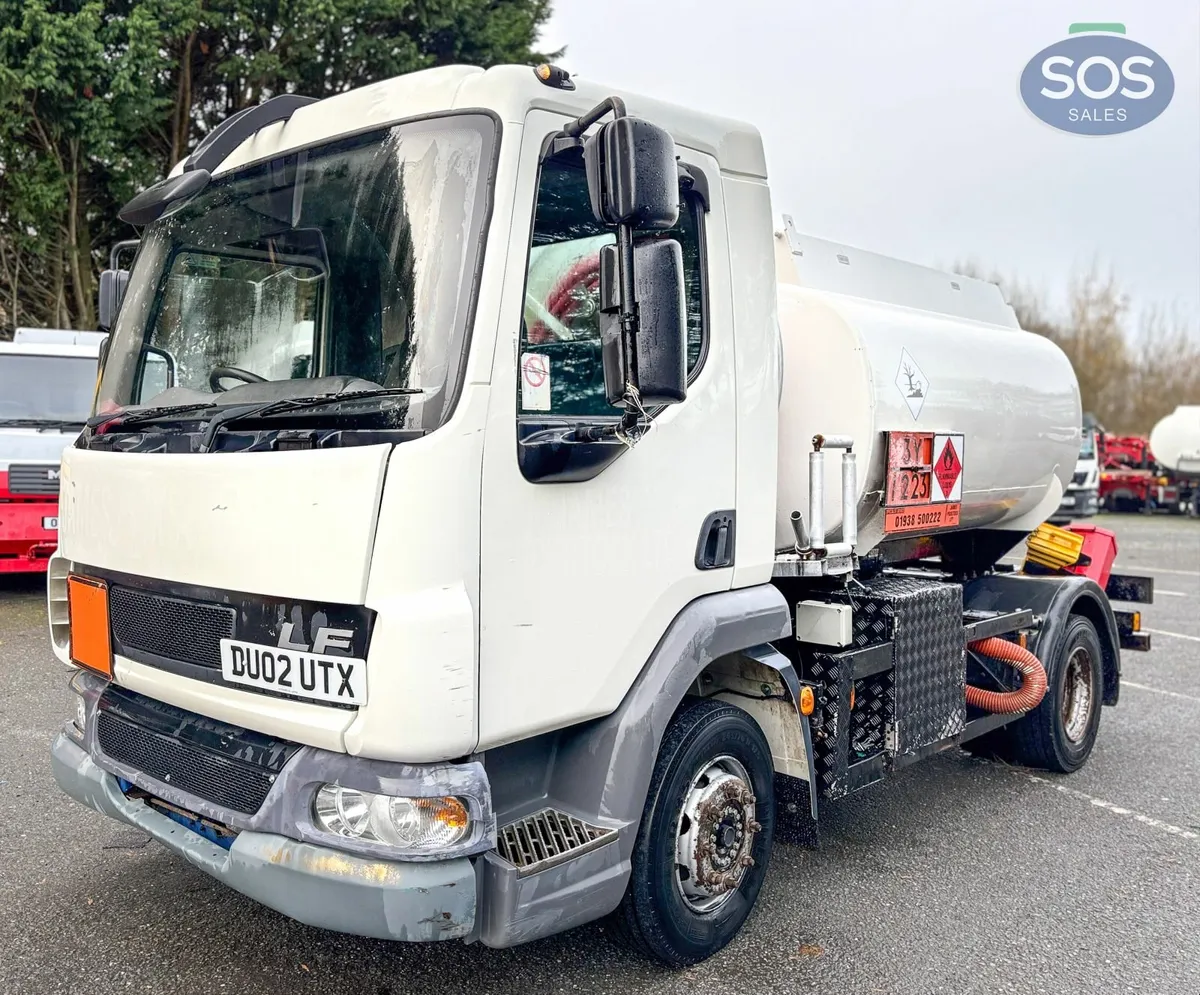2002 DAF FA LF45 170 Rigid Tanker - Image 1