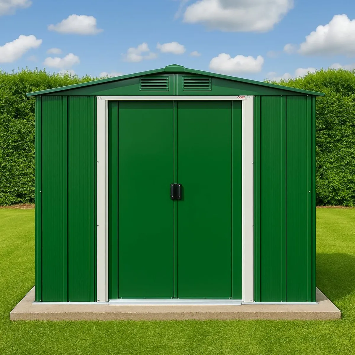 6×4 ECO Steel Shed+FREE Floor Kit 🚚 Free Delivery - Image 1