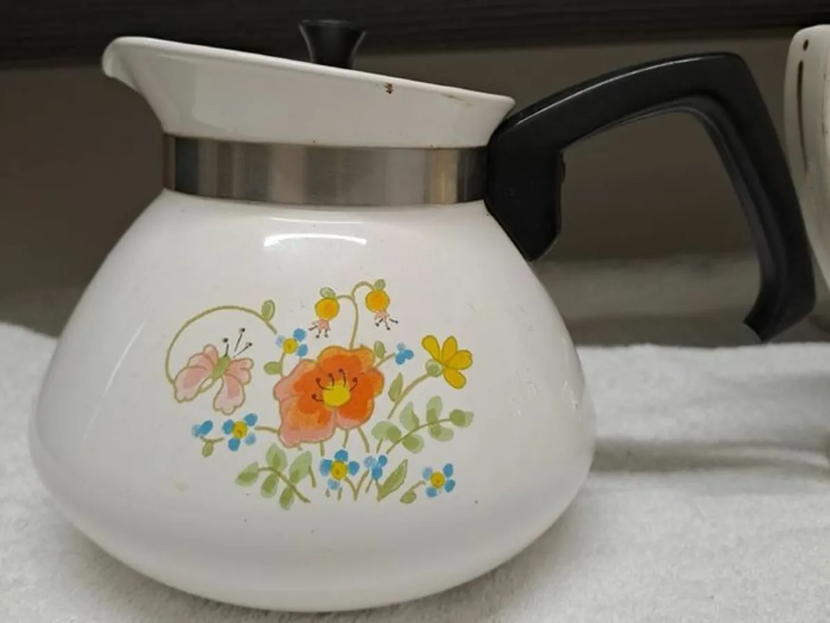 Vintage Corning Ware tea pot - Image 2