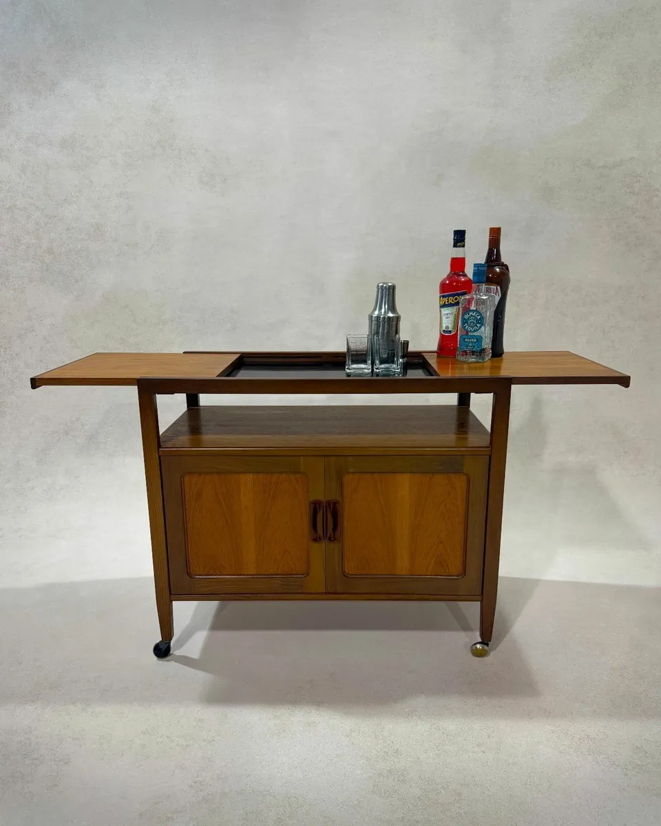 Mid-Century GPlan Drinks/Buffet Trolly - Image 1