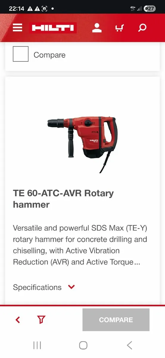 HILTI TE76ATC/receipt/warranty 6-months - Image 4