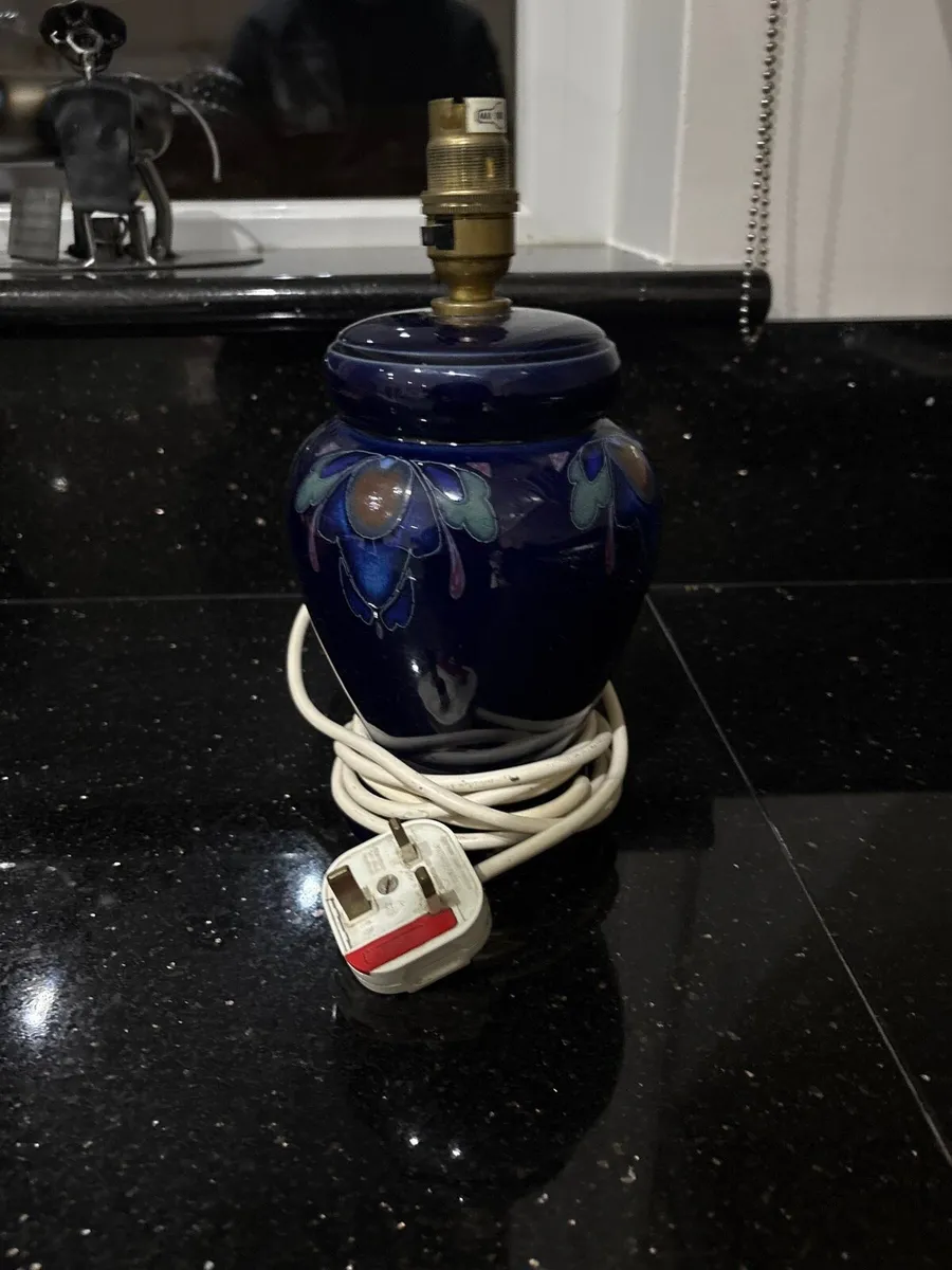 Large Denby pottery table lamp base - Image 1