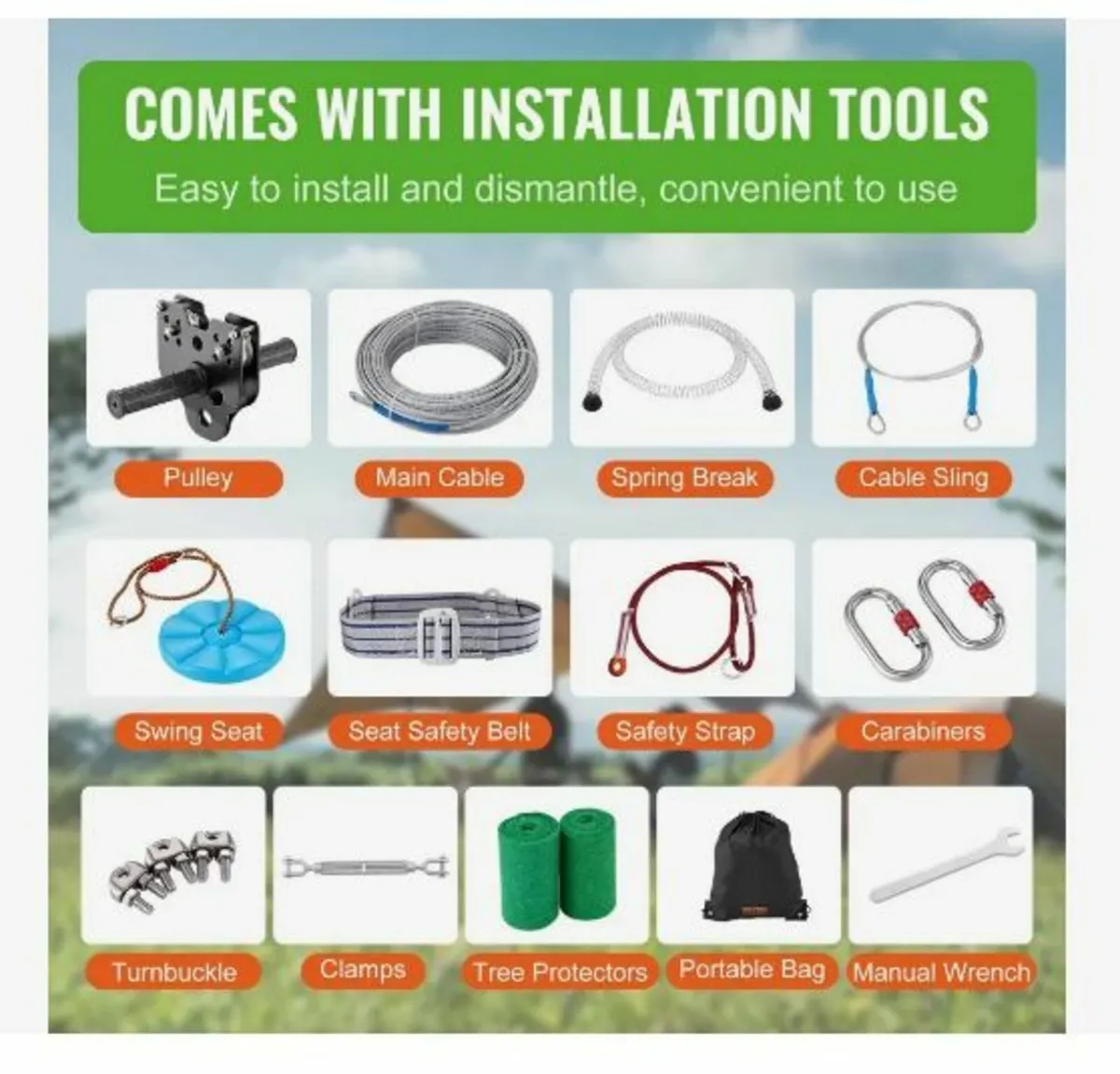 Zipline Kit for Kids and Adult - Image 2