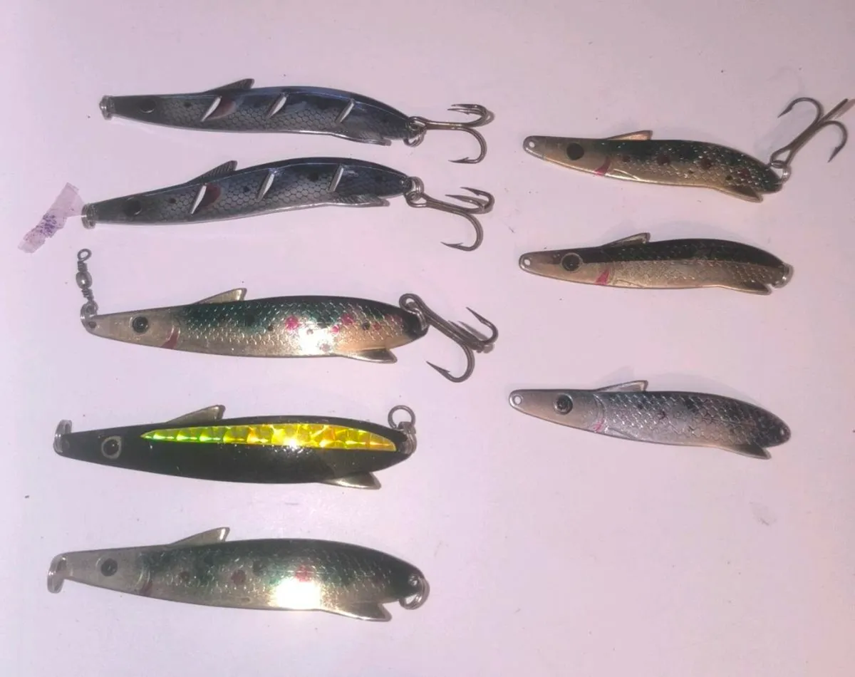Vintage Landa lukki & Lukki Turbo lures 18,16,12g - Image 1
