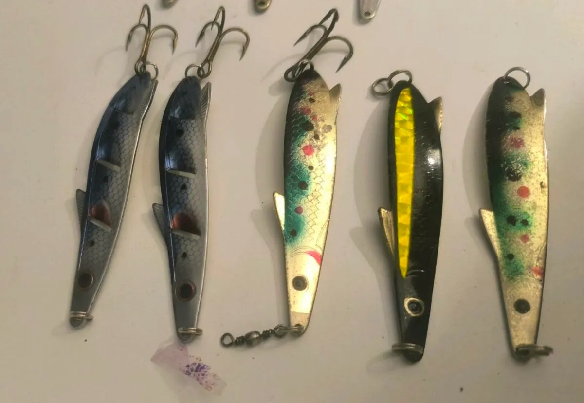 Vintage Landa lukki & Lukki Turbo lures 18,16,12g - Image 2