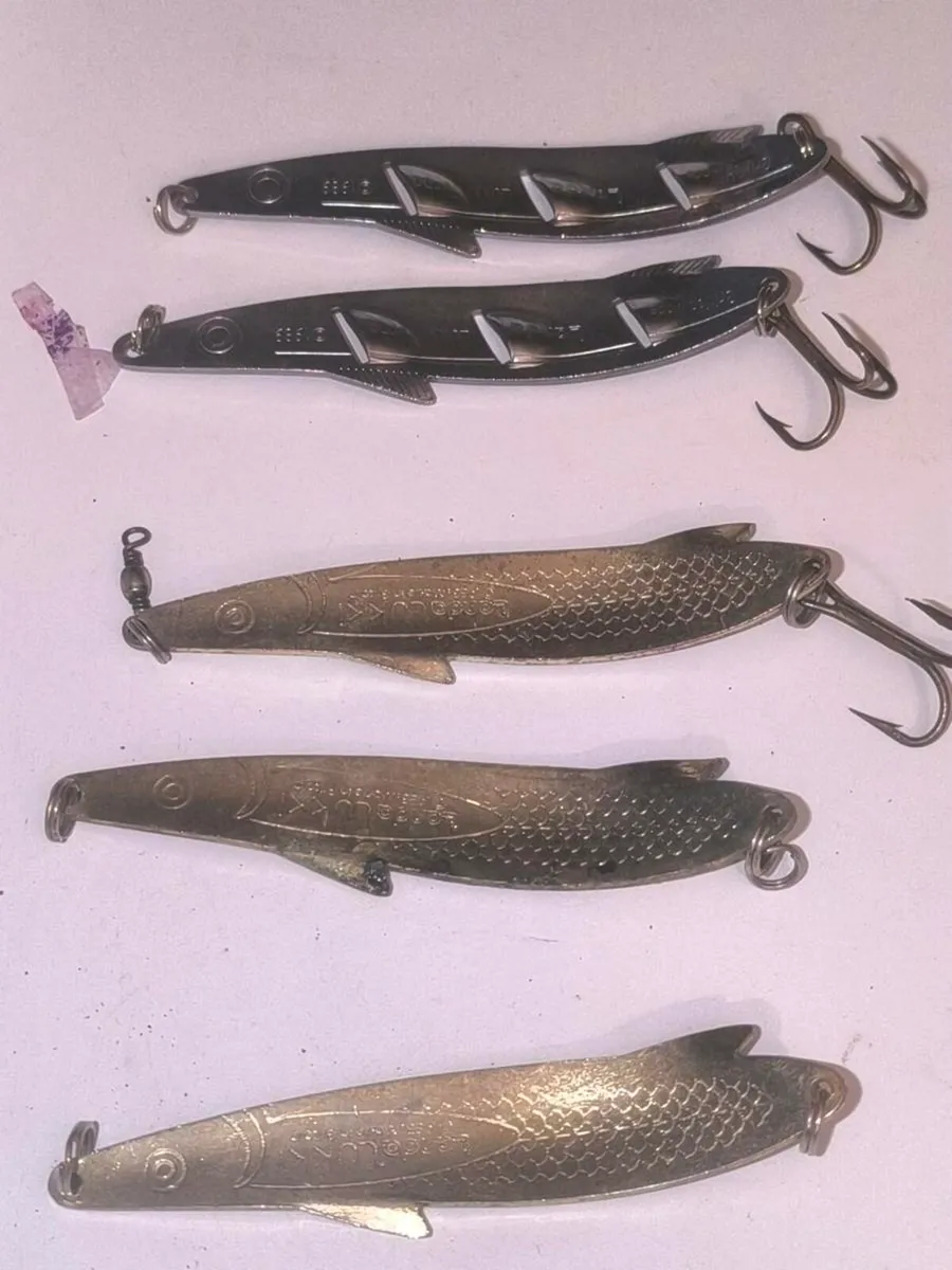 Vintage Landa lukki & Lukki Turbo lures 18,16,12g - Image 4