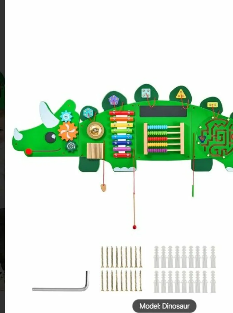 Montessori Wall Busy Board Sensory Activity Panel - Image 3