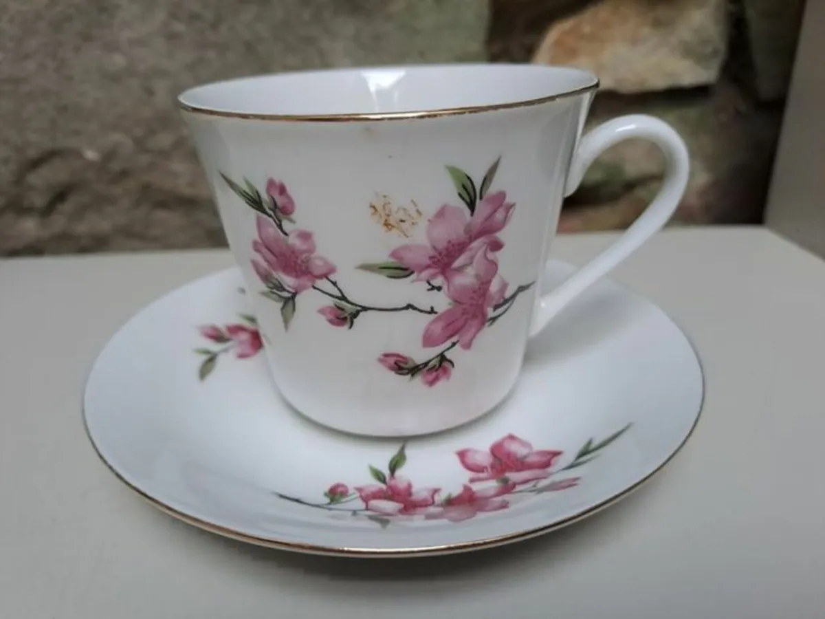 Tientsin Porcelain cup and saucer - Image 1