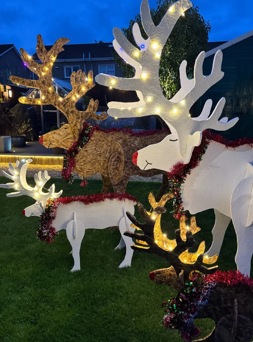 Bespoke Handmade Christmas Reindeers - Image 1