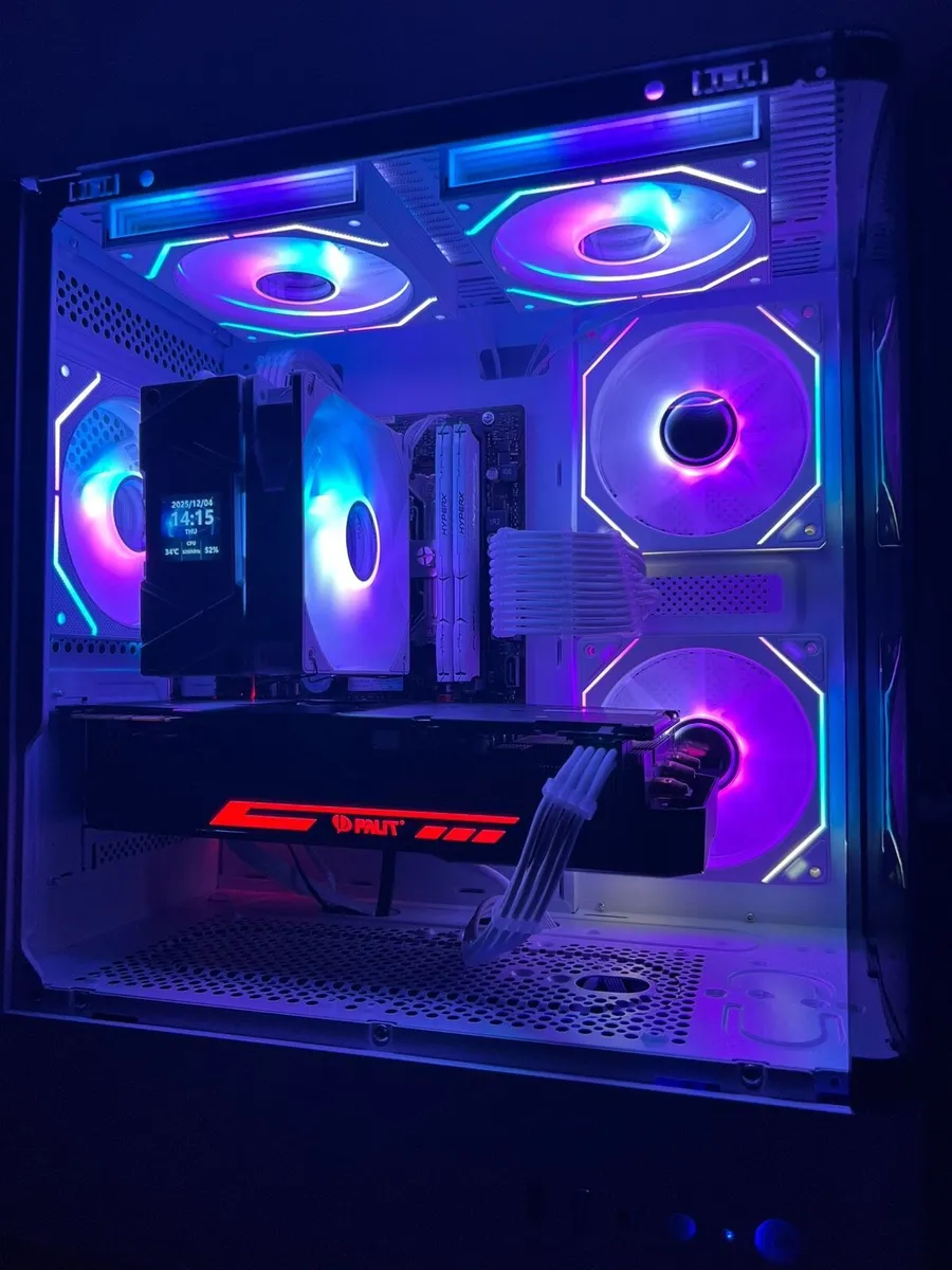 White custom built gaming pc - Image 2