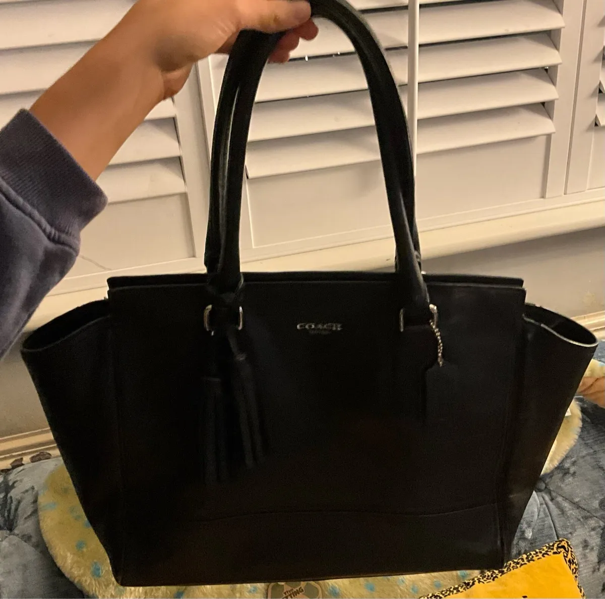 Genuine Vintage Coach Handbag - Image 3