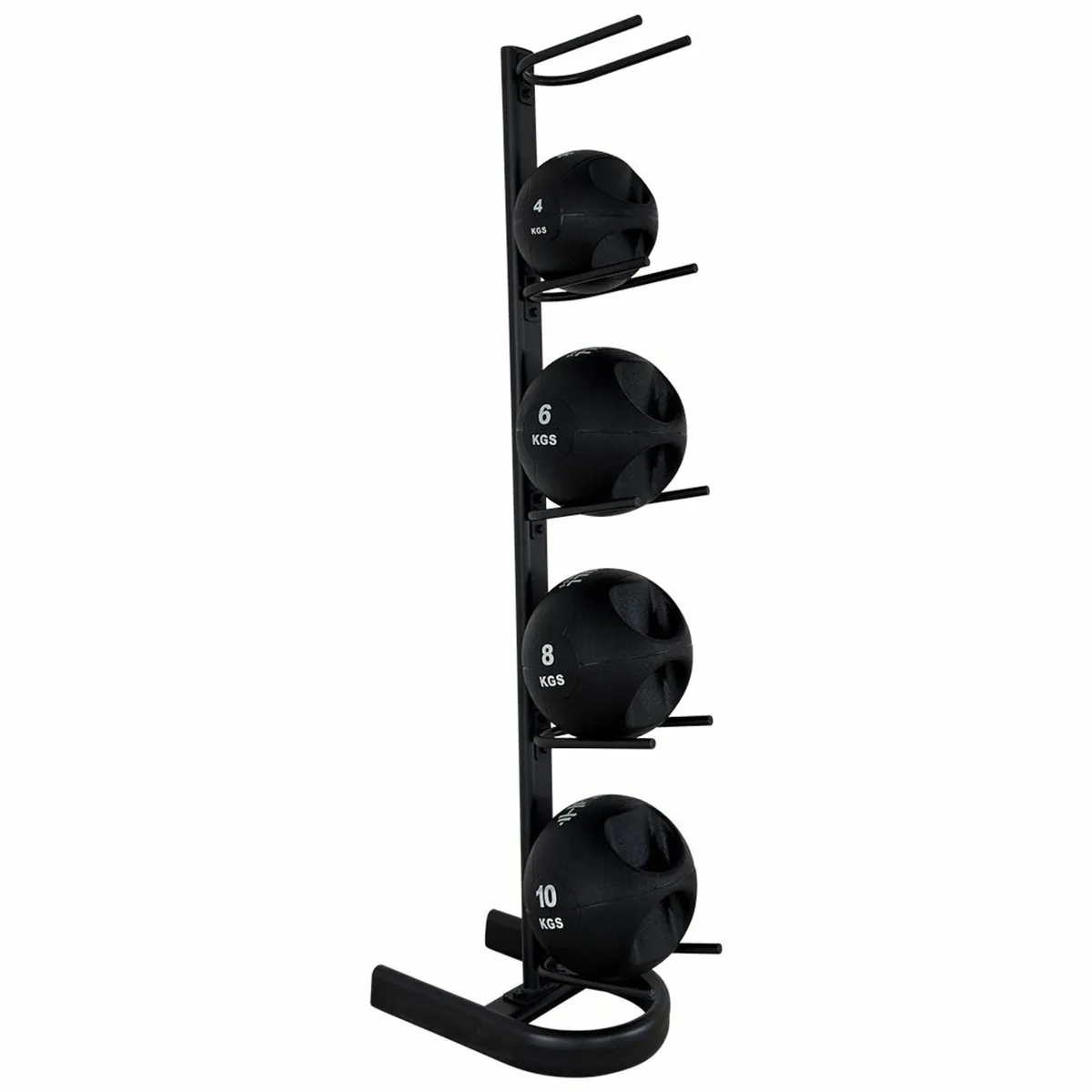 4kg - 10kg Medicine Balls set with Rack - Weights - Image 1