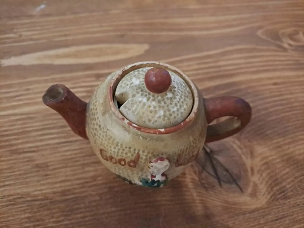 Vintage miniature teapot mustard pot - Image 4