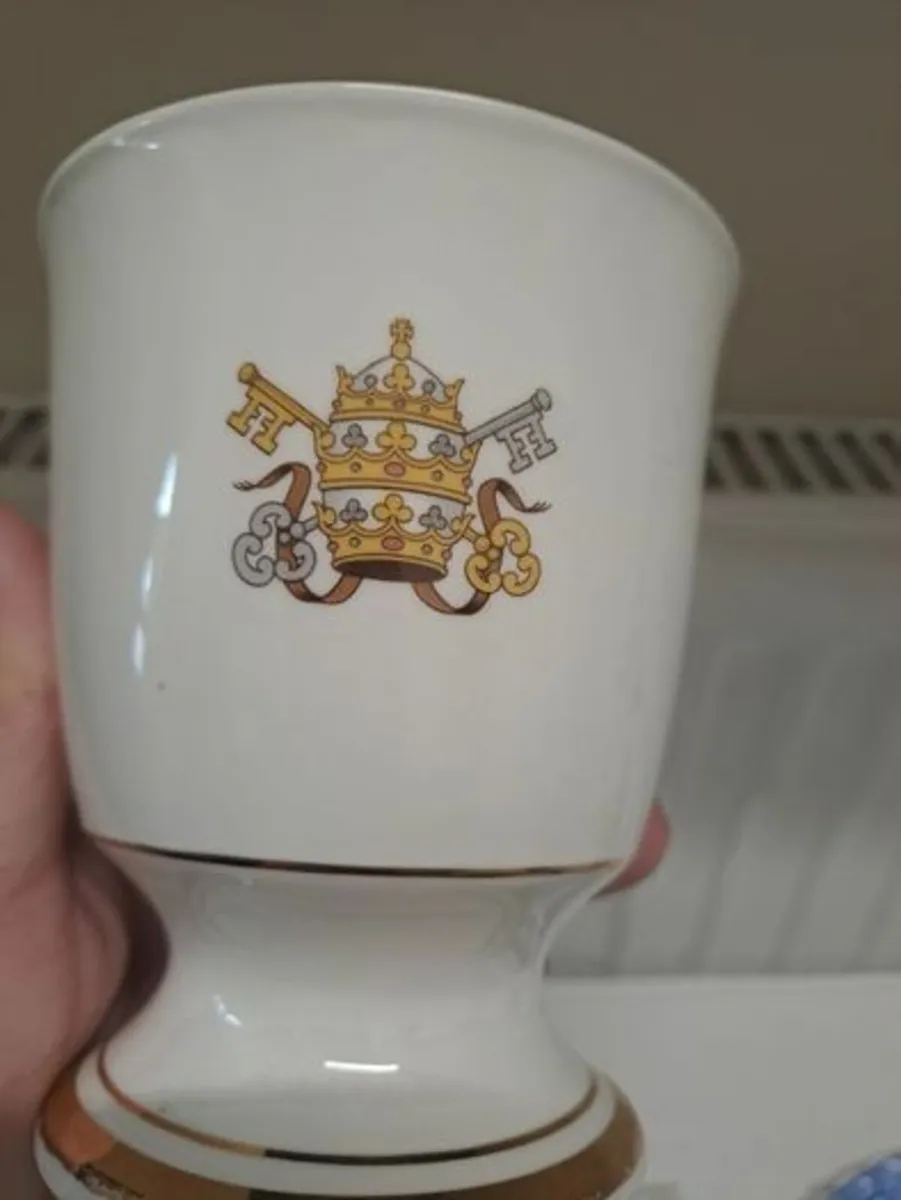 Commemorative cup 1982 Pope John Paul II - Image 4