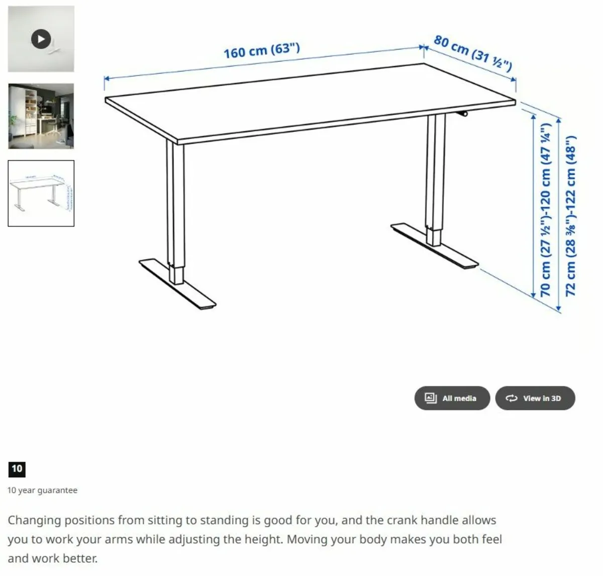 Desk - stand or sit - Image 2