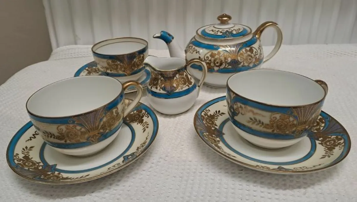 Noritake tea set 9 piece - Image 1
