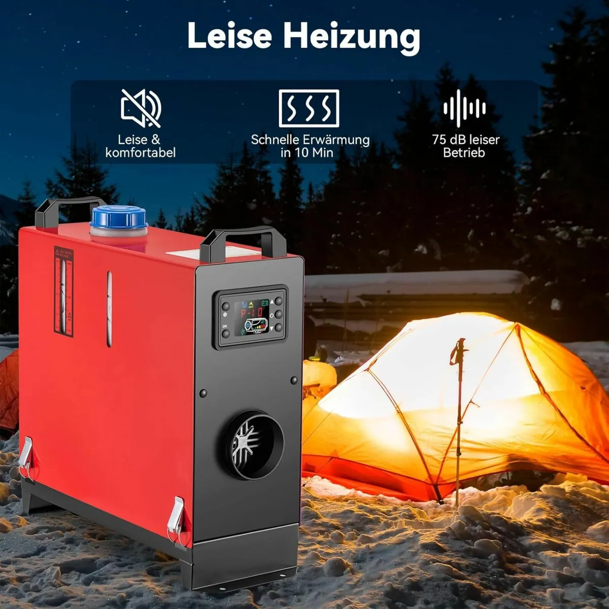 All in One Diesel Heater 5kw,  8kw. LCD. - Image 2