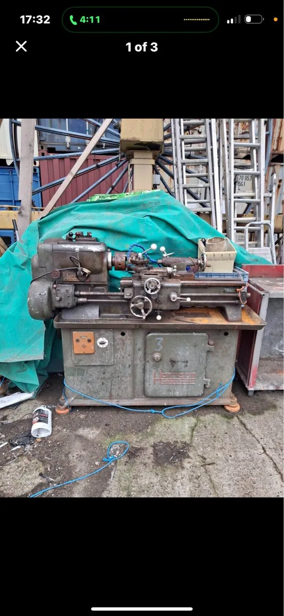 L5 Harrison lathe. Single phase perfect WO - Image 2