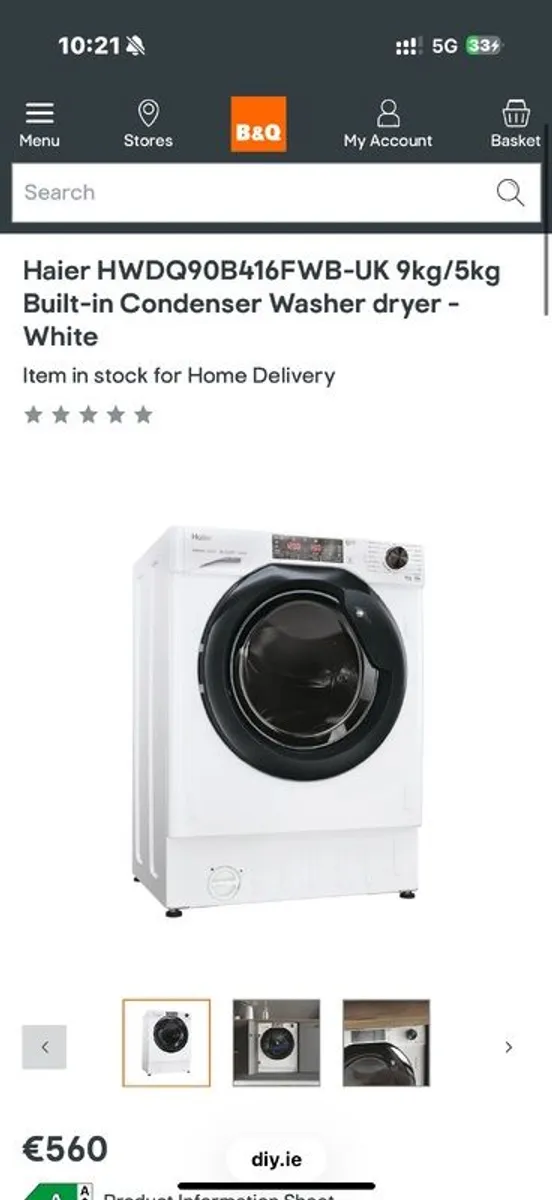 Kitchen Dishwasher, washer/dryer, fridge/freezer - Image 4