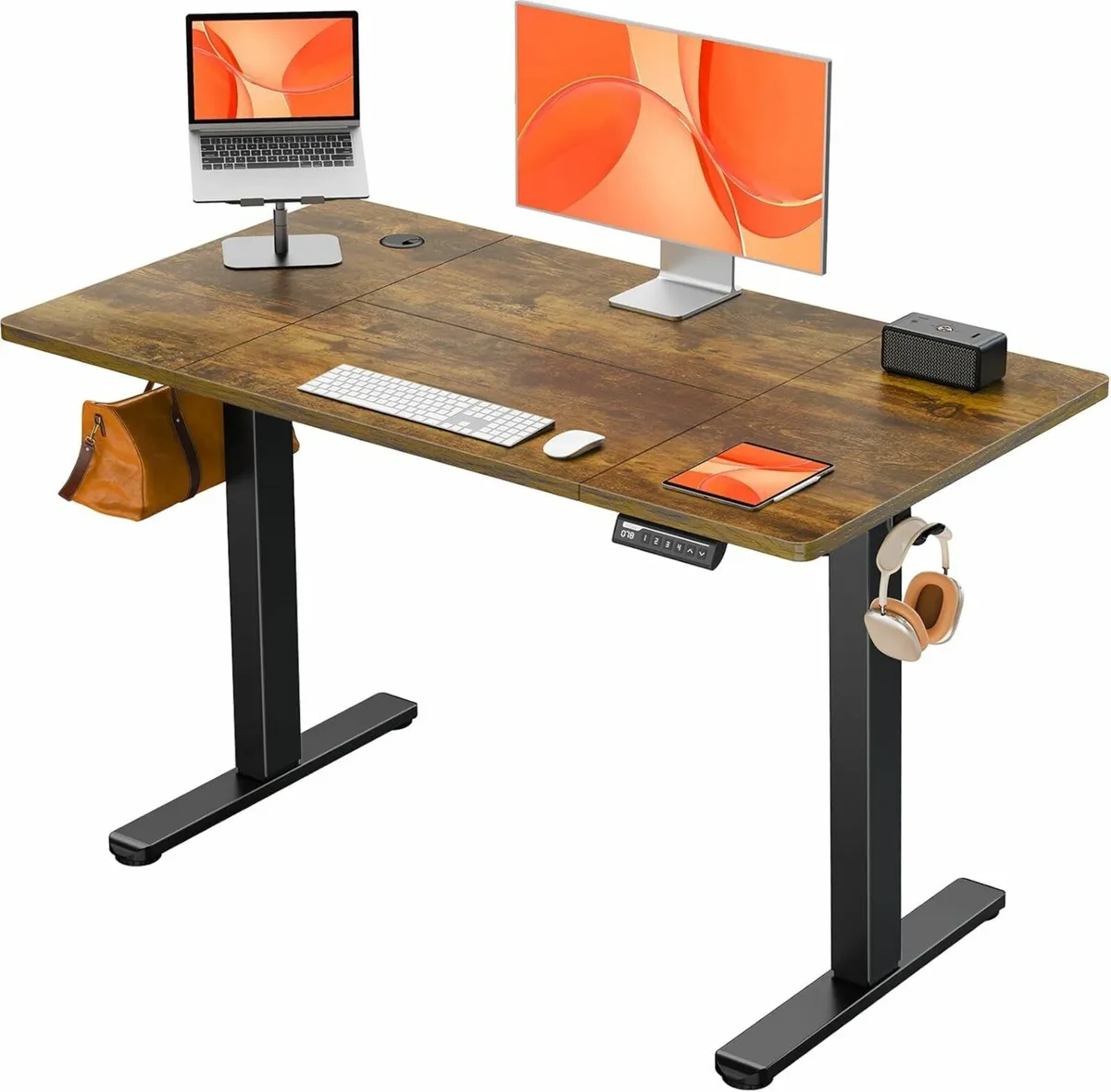 Electric Standing Desk Adjustable 120 x 60cm - Image 1