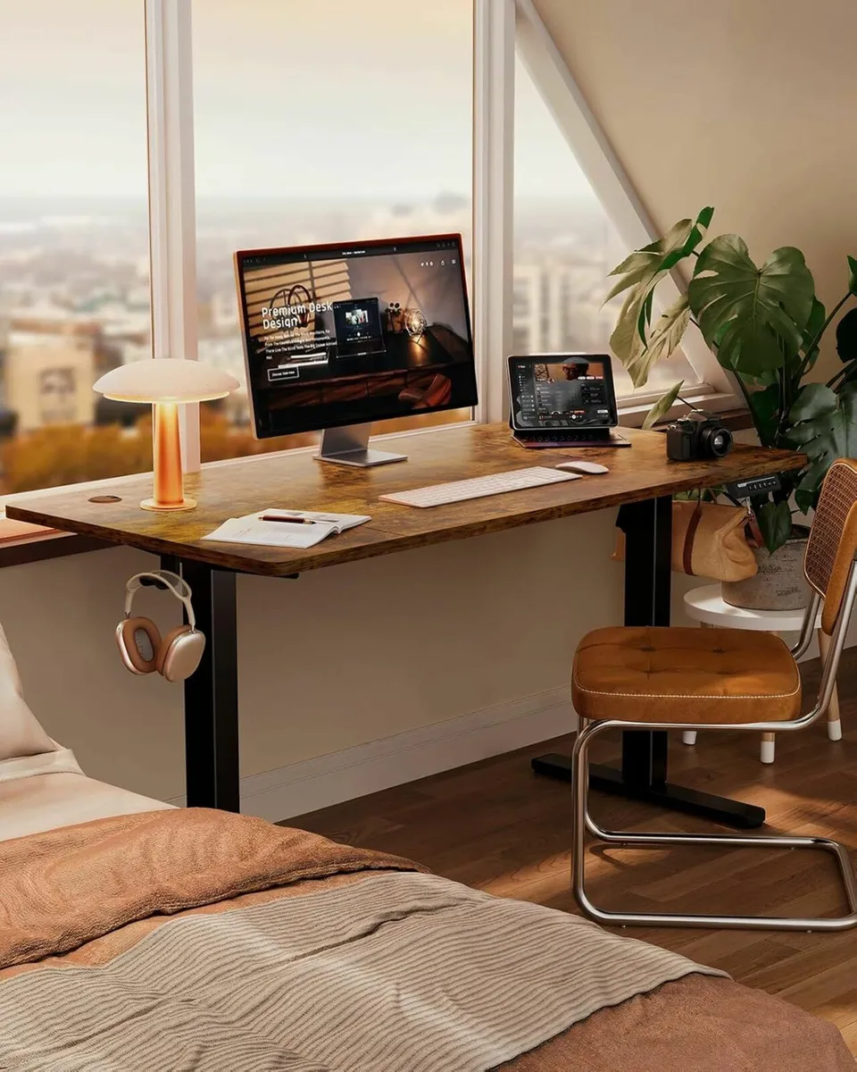 Electric Standing Desk Adjustable 120 x 60cm - Image 4