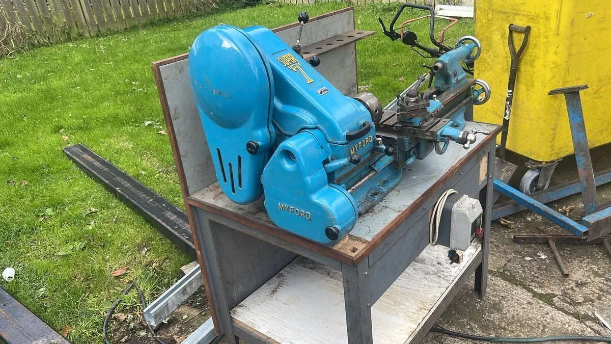 Myford super 7 metal lathe - Image 1