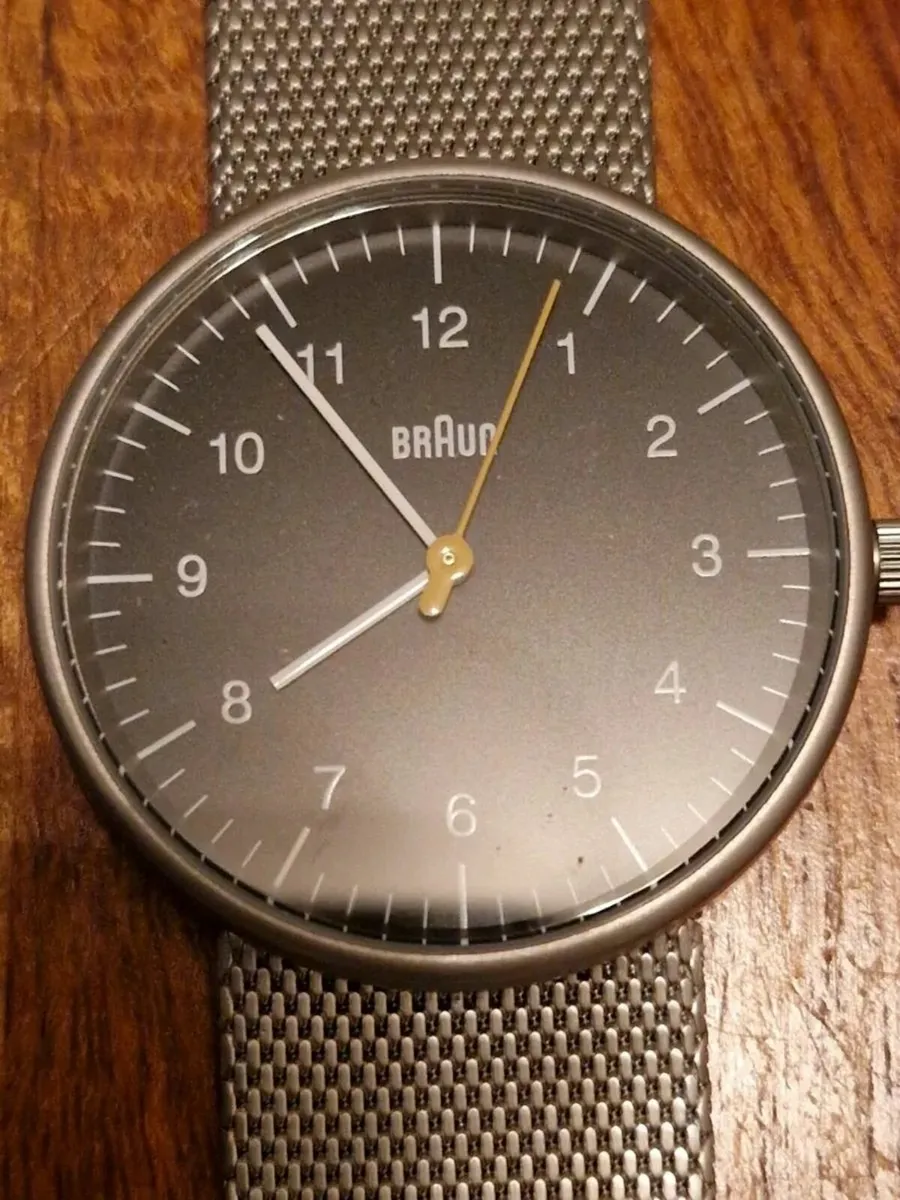 NEW Braun StainlessSteel Gents Watch BN0021BKSLMHG - Image 4