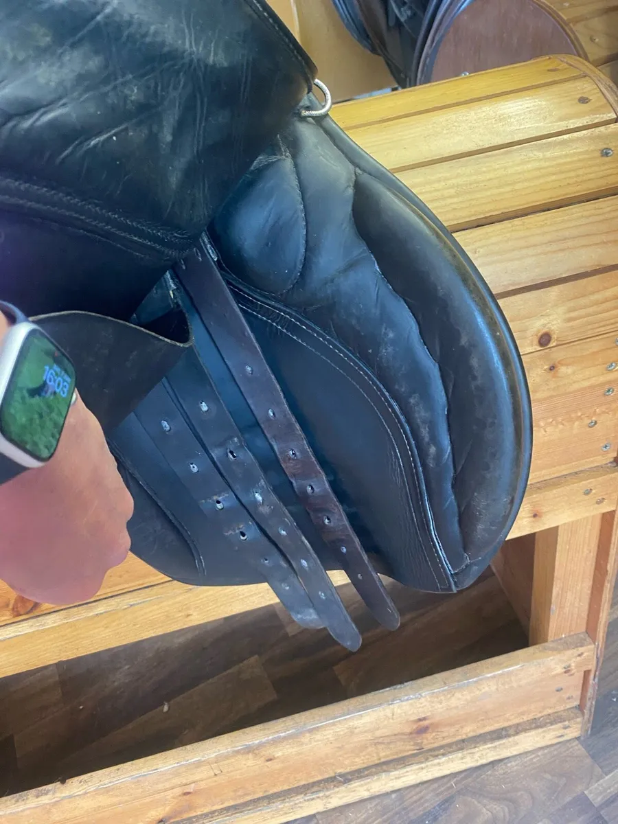 Leather saddle  kings general purpose - Image 2