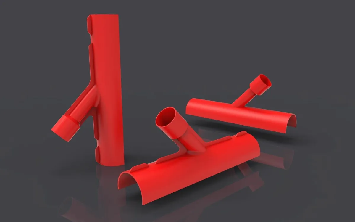 Split Swept Tee Gland - Image 1