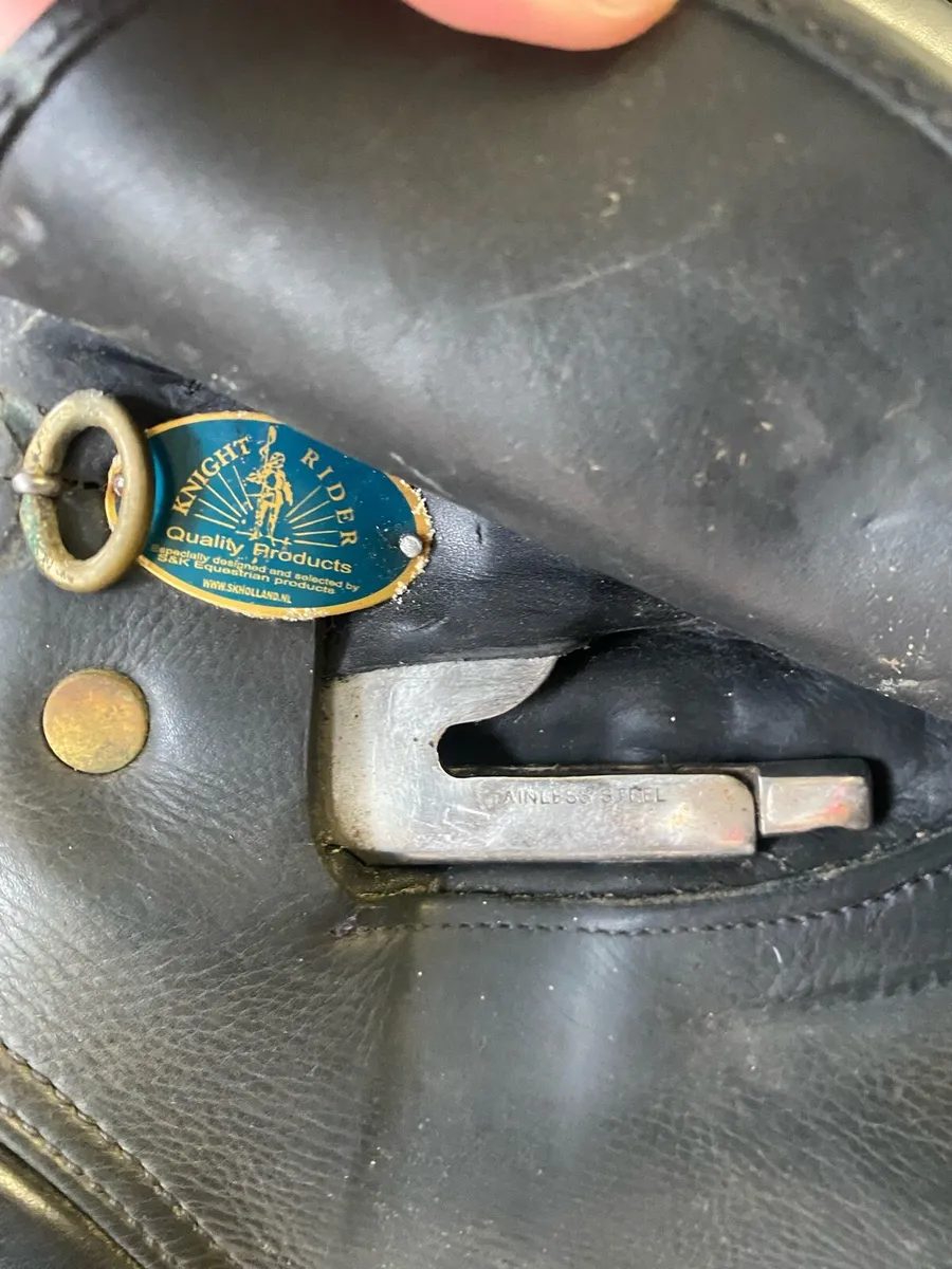 Euroriding leather saddle - Image 4