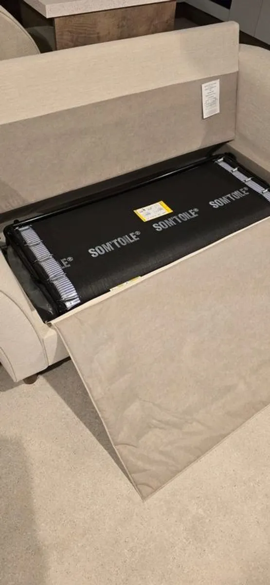 cream sofas suite - Image 4