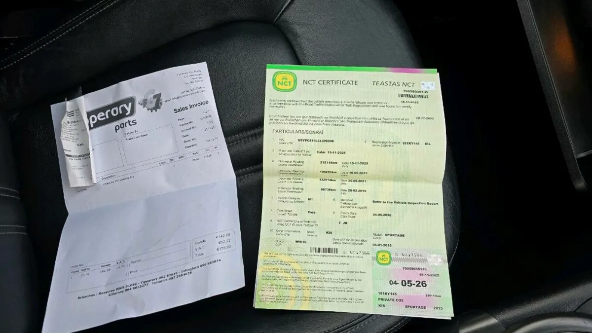 2015 Kia Sportage 1.7 diesel fresh nct - Image 3