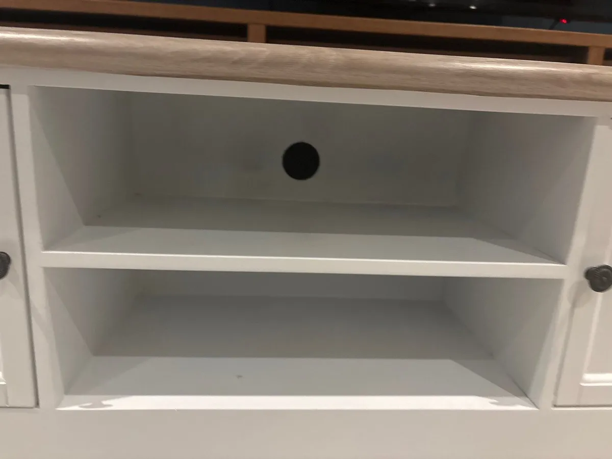 White TV Stand Can Deliver - Image 2