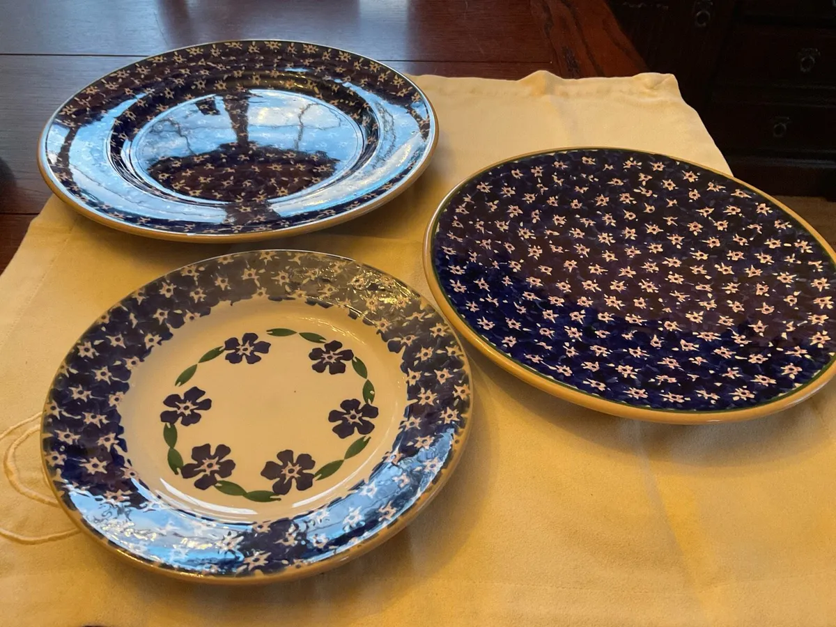 Nicholas Mosse dinner trio in blue lawn - Image 2