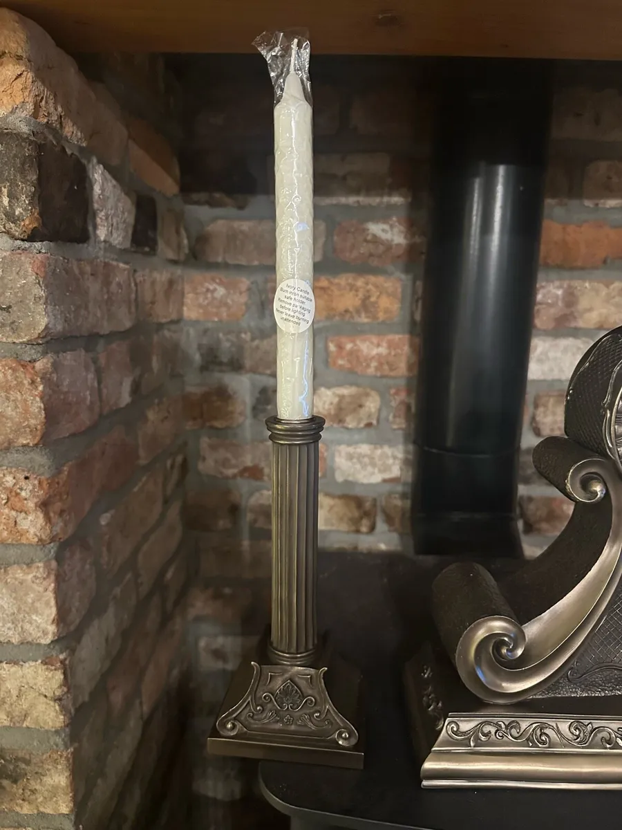 Genesis Clock and candle stick holder - Image 3