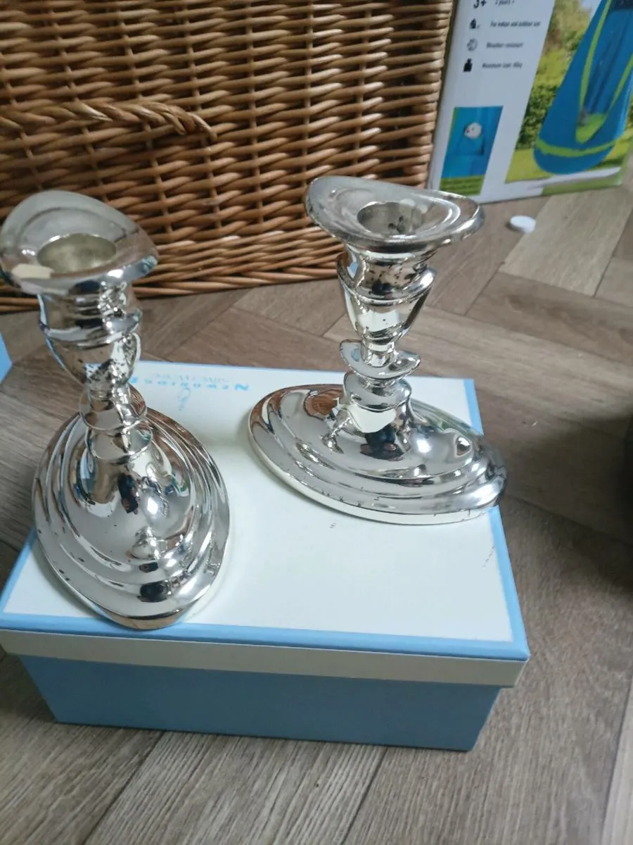 Newbridge Silver candlesticks - Image 3