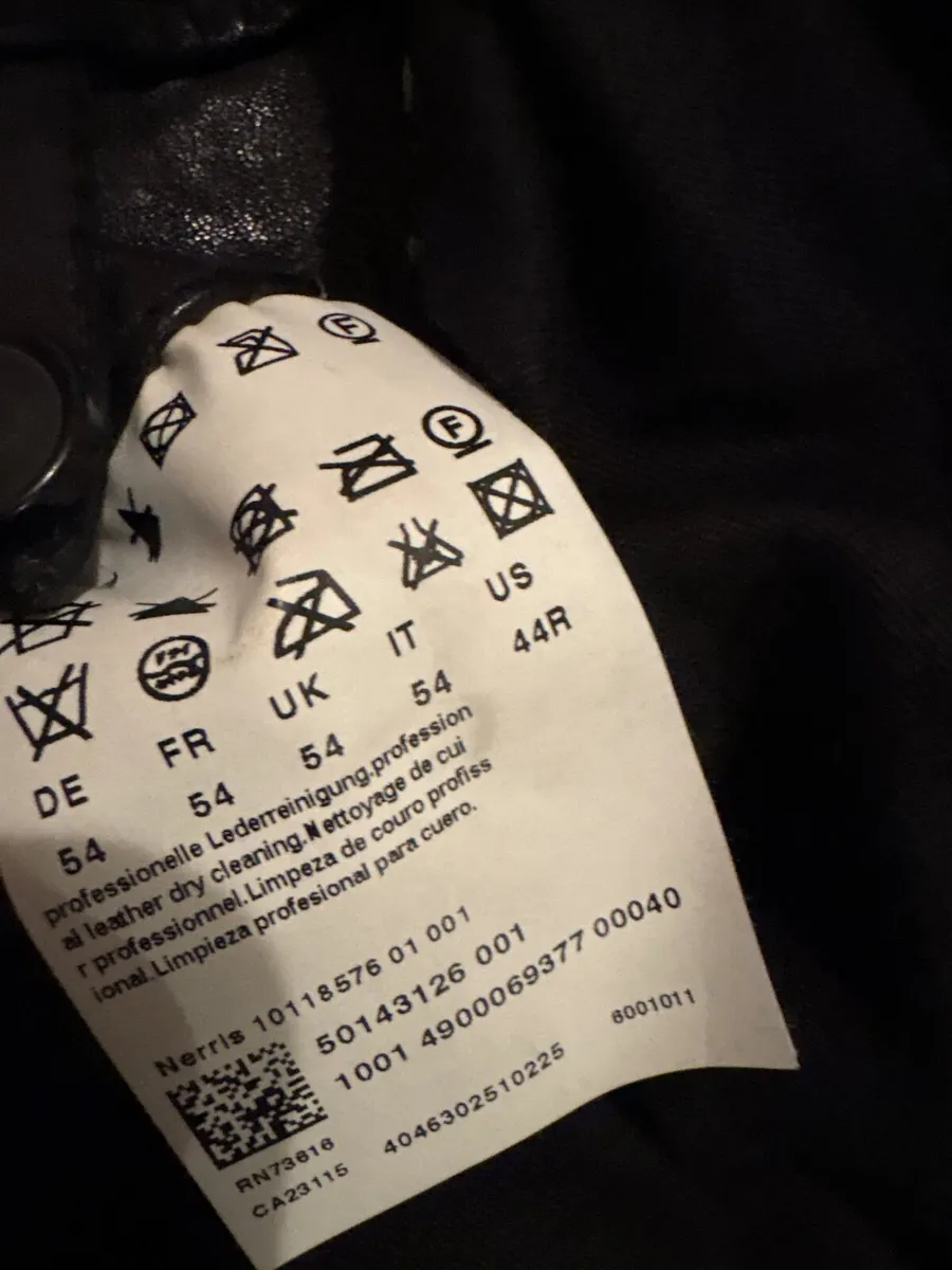 Boss leather jacket - Image 3