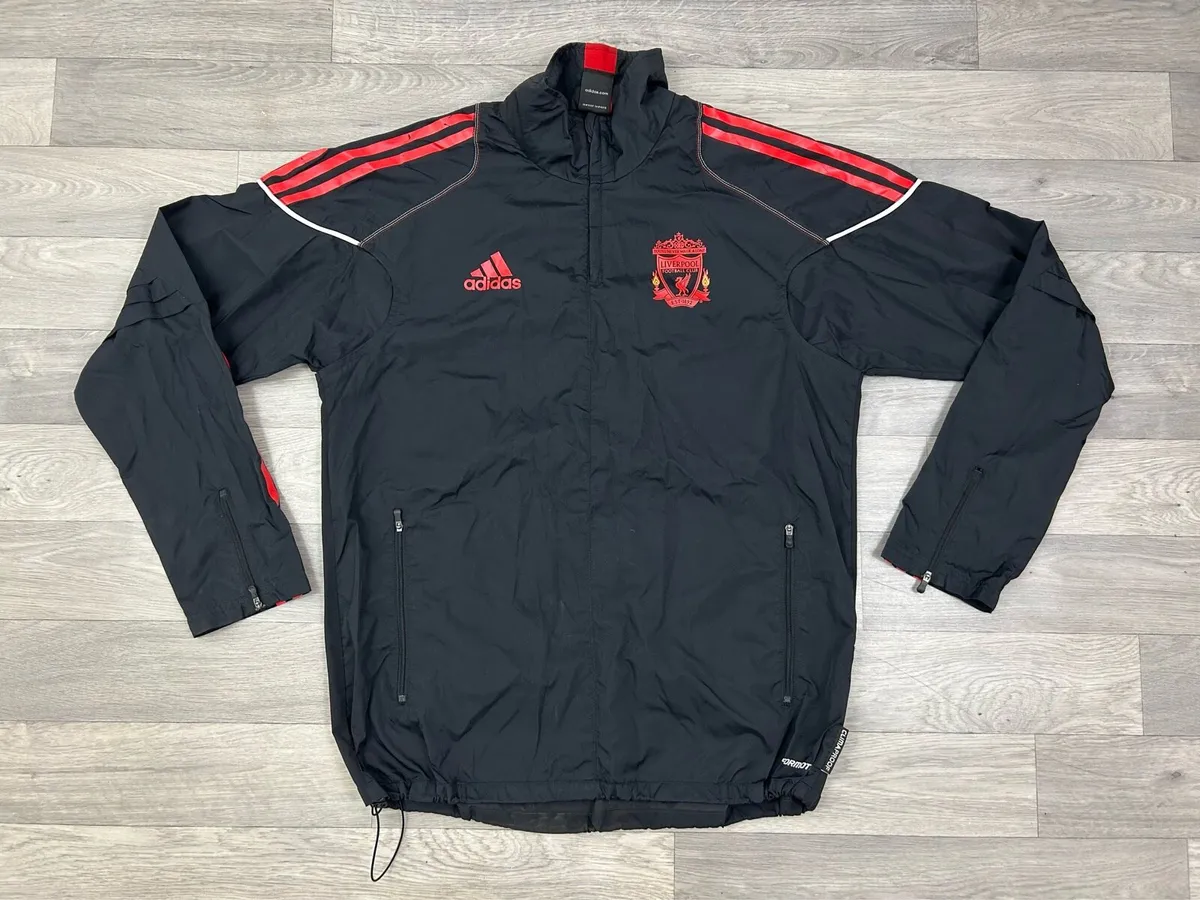 Vintage 2010 Adidas Liverpool Half Zip Jacket M - Image 2