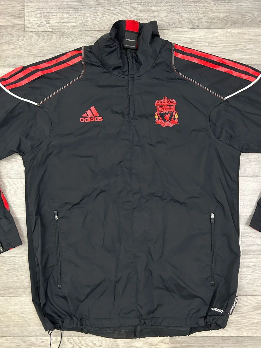 Vintage 2010 Adidas Liverpool Half Zip Jacket M - Image 3