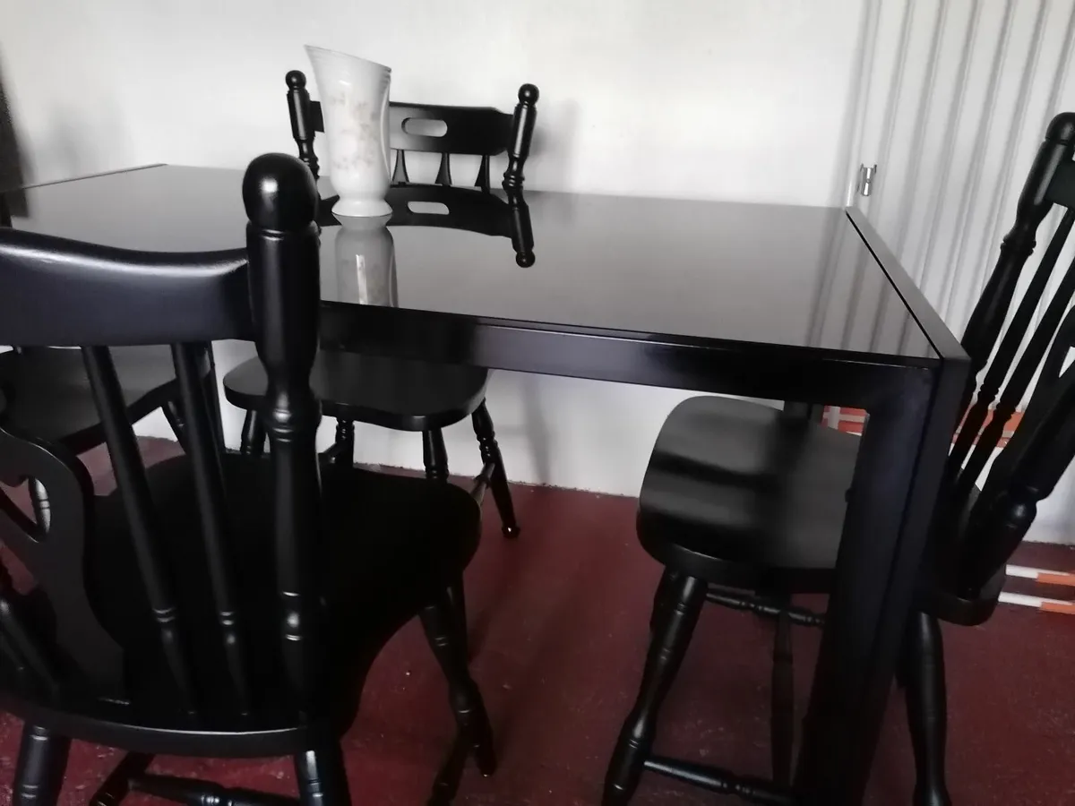 Table & 4 Chairs - Image 2