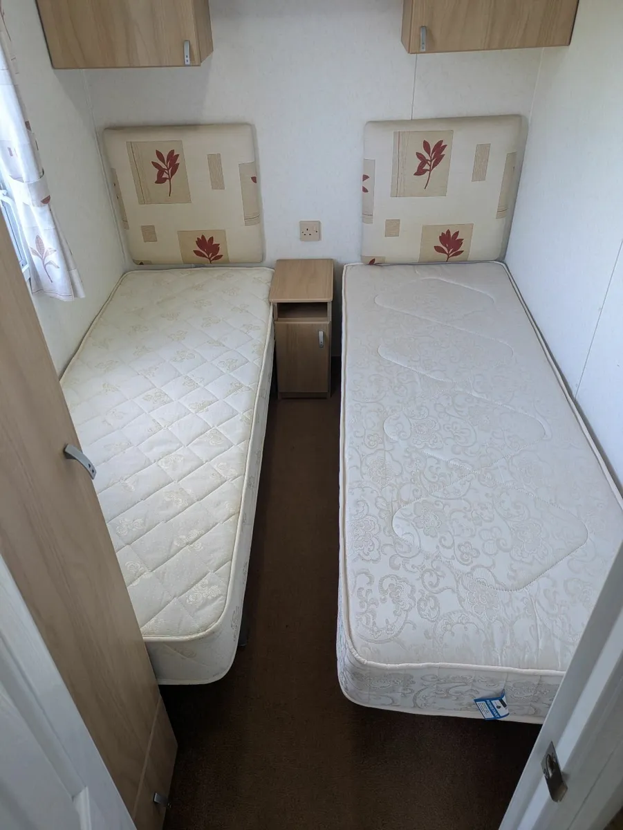 Beds (a double and 2 singles) for mobile home - Image 1