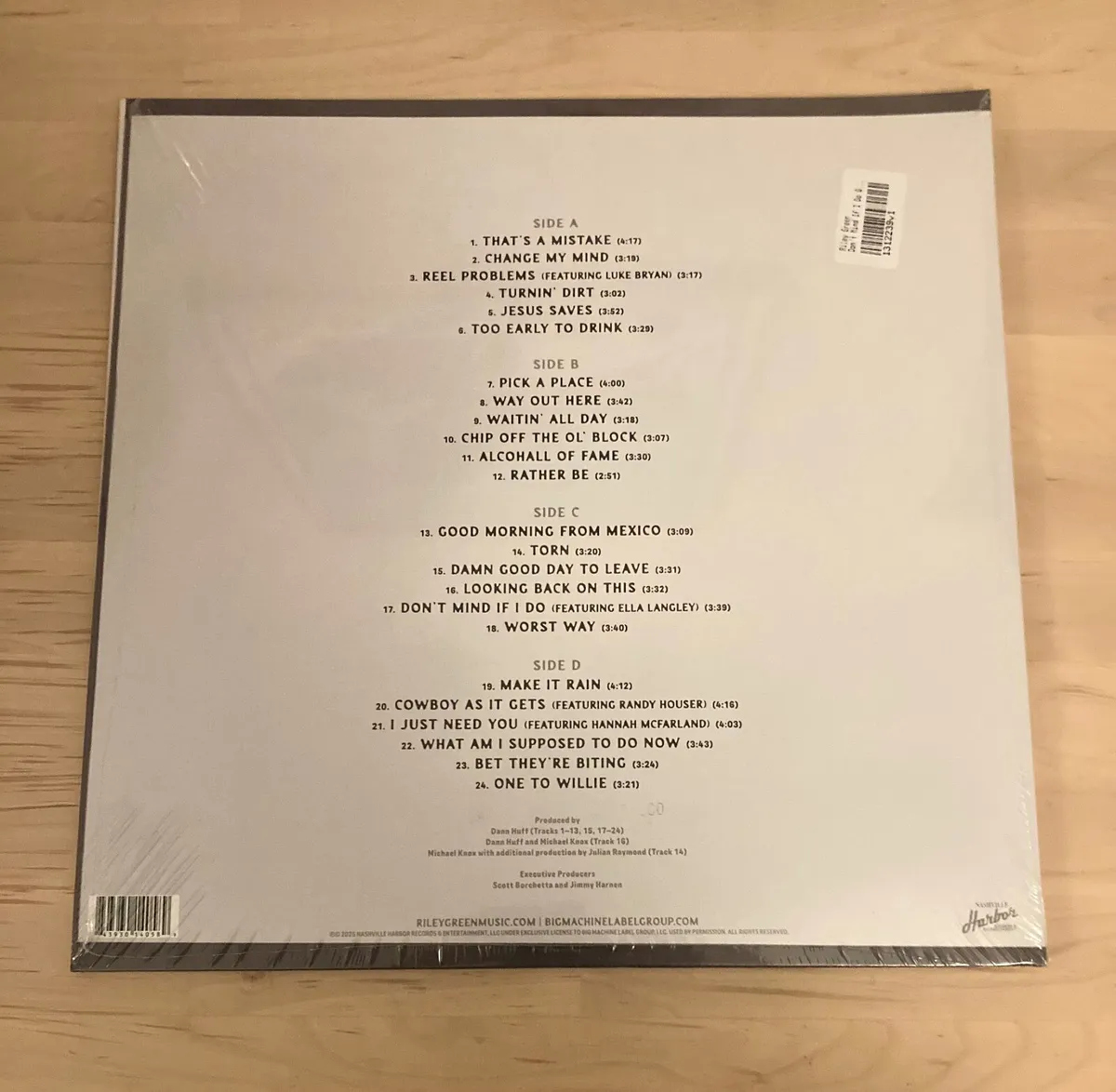 Riley Green “Don’t Mind If I Do” Deluxe Vinyl New - Image 4