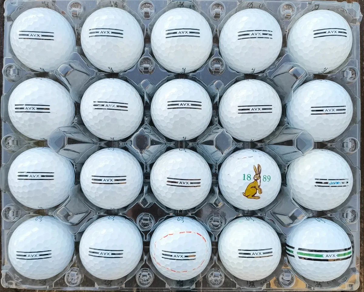 20 used Titleist AVX golf balls