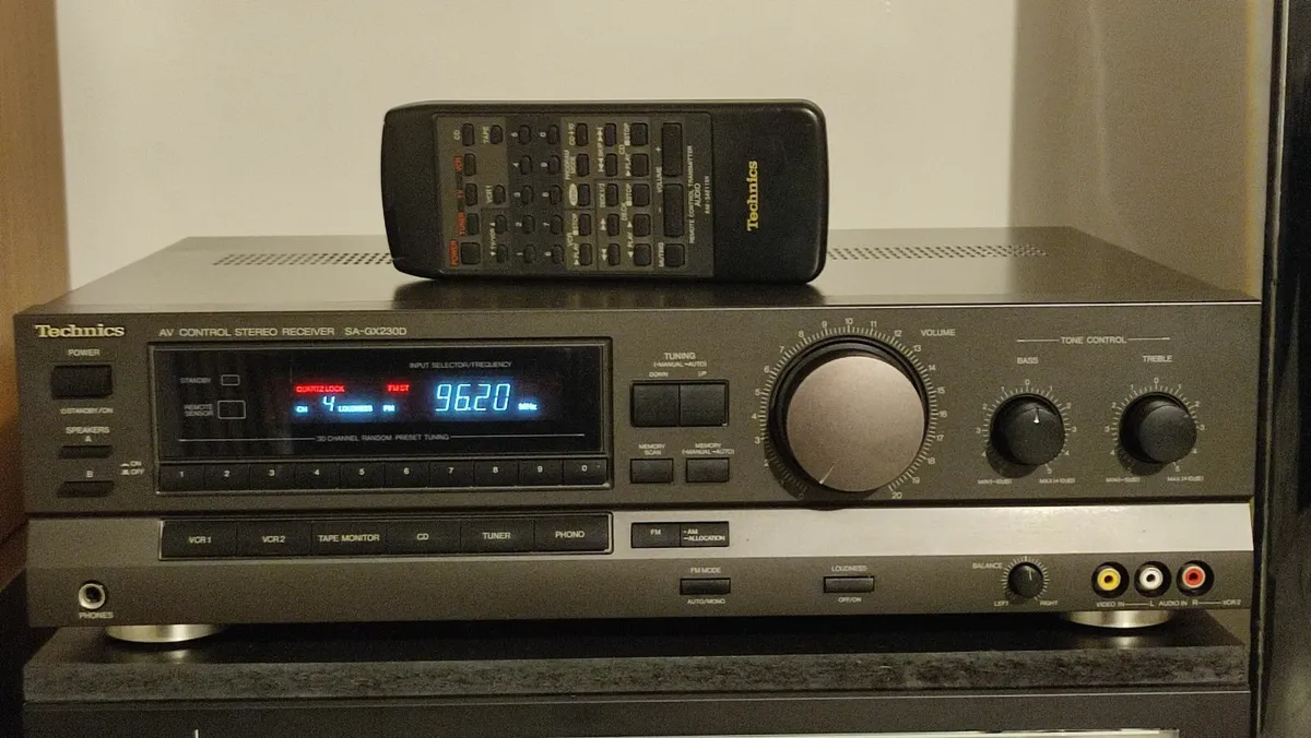 TECHNICS SA-GX230 Receiver,Remote.Like new.Cleaned - Image 1
