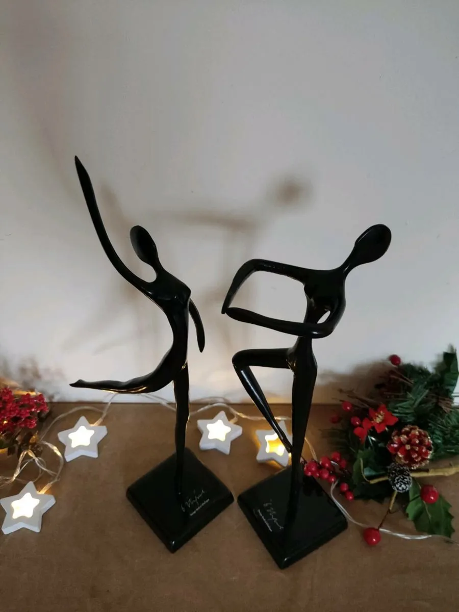 Bronze Sculptures Bodrul Khalique UK. H 33cm - Image 1