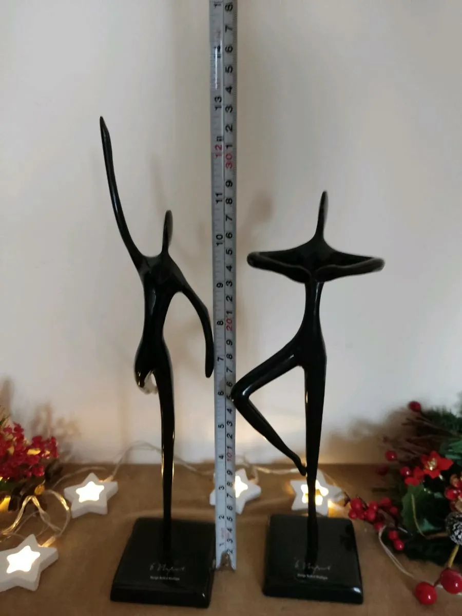 Bronze Sculptures Bodrul Khalique UK. H 33cm - Image 2