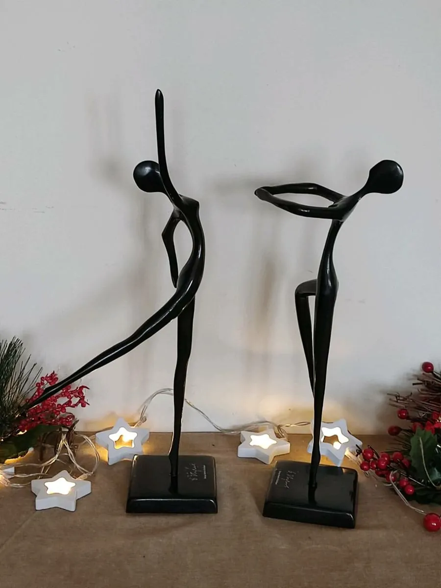 Bronze Sculptures Bodrul Khalique UK. H 33cm - Image 4