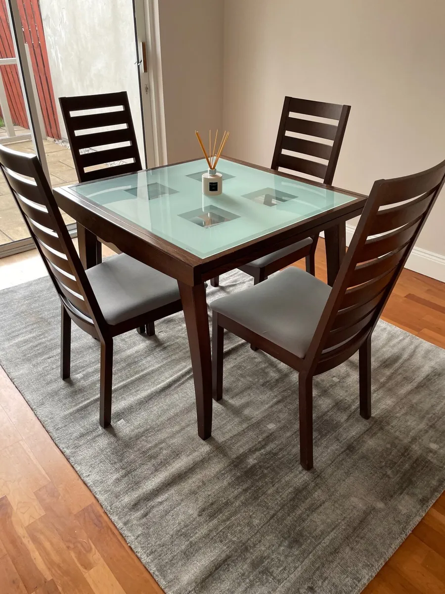 Extendable Dining Table & 6 Chairs - Image 2