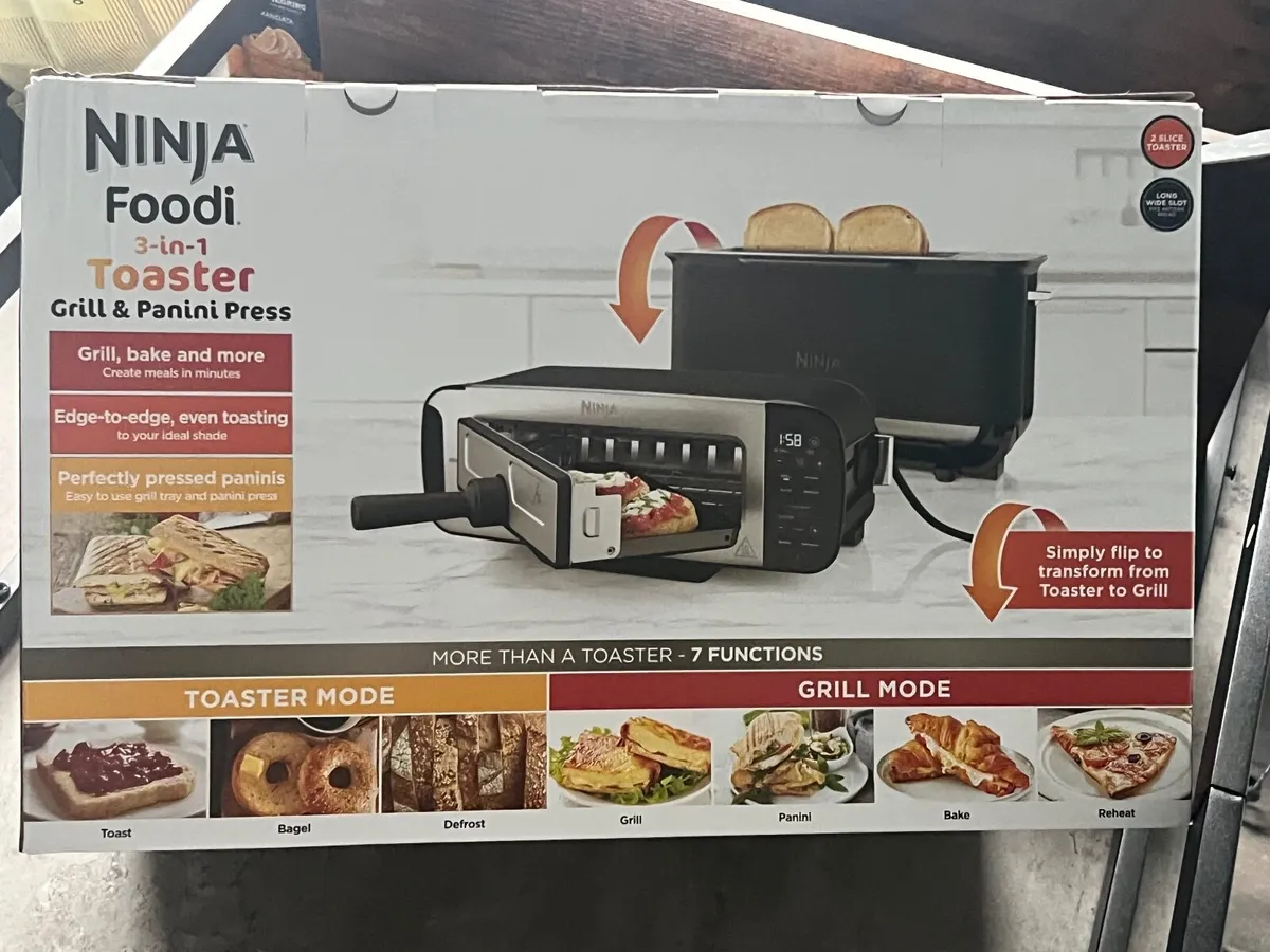 Ninja Foodi 3-in-1 Toaster, Grill & Panini Press - Image 4