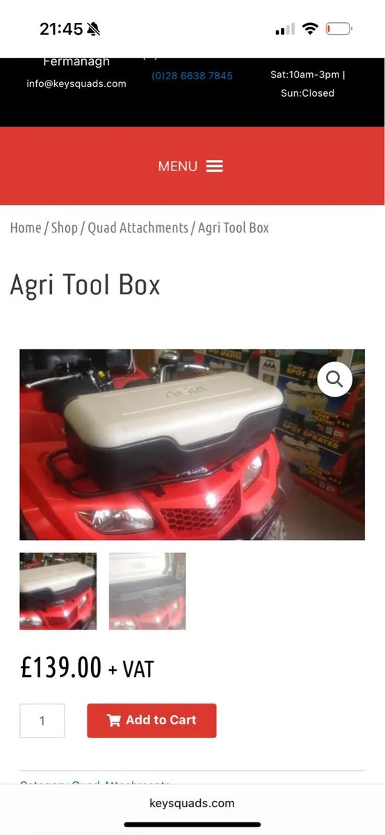 Wydale Atv Quad dog carrier box - Image 3